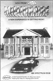 Advert for Millionaire on the Sinclair ZX Spectrum.