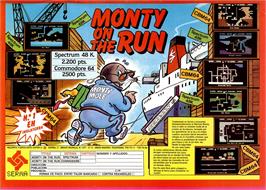 Advert for Monty on the Run on the Sinclair ZX Spectrum.