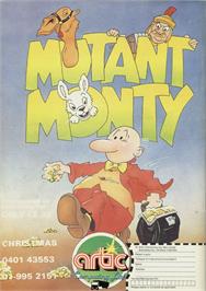 Advert for Mutant Monty on the Sinclair ZX Spectrum.