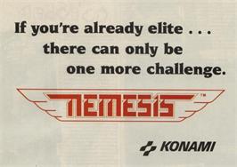 Advert for Nemesis 2 on the Sinclair ZX Spectrum.