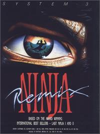 Advert for Ninja Remix on the Sinclair ZX Spectrum.