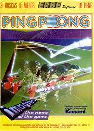 Advert for Ping-pong on the Sinclair ZX Spectrum.