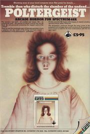 Advert for Poltergeist on the Tandy TRS-80.