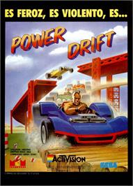 Advert for Power Drift on the Sinclair ZX Spectrum.