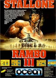 Advert for Rambo 3 on the MSX.