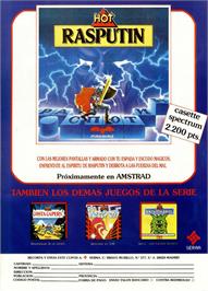 Advert for Rasputin on the Sinclair ZX Spectrum.