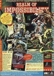 Advert for Realm Of Impossibility on the Sinclair ZX Spectrum.