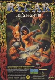 Advert for Rygar on the Commodore Amiga.