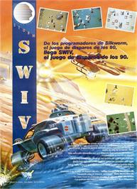Advert for SWIV on the Sinclair ZX Spectrum.