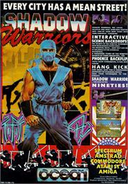 Advert for Shadow Warriors on the Sinclair ZX Spectrum.