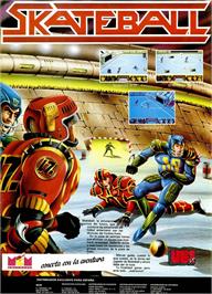 Advert for Skateball on the Sinclair ZX Spectrum.