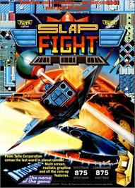 Advert for Slap Fight on the Sinclair ZX Spectrum.