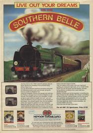 Advert for Southern Belle on the Sinclair ZX Spectrum.