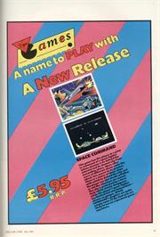 Advert for Space Command on the Commodore 64.