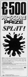 Advert for Splat! on the Sinclair ZX Spectrum.