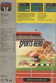 Advert for Sports Hero on the Sinclair ZX Spectrum.