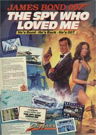 Advert for Spy Who Loved Me, The on the Commodore Amiga.
