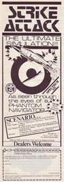 Advert for Strike Attack on the Sinclair ZX Spectrum.