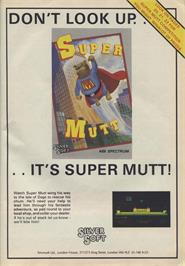 Advert for Super Mutt on the Sinclair ZX Spectrum.
