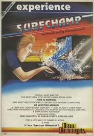 Advert for Surf Champ on the Sinclair ZX Spectrum.