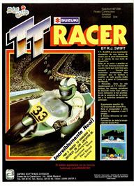 Advert for Tt Racer on the MSX.