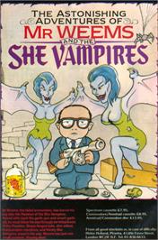 Advert for The Astonishing Adventures of Mr. Weems and the She Vampires on the Sinclair ZX Spectrum.