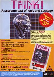 Advert for Think! on the Sinclair ZX Spectrum.