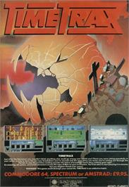 Advert for Timetrax on the Sinclair ZX Spectrum.