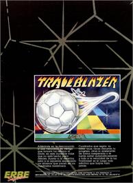 Advert for Trailblazer on the Commodore Amiga.