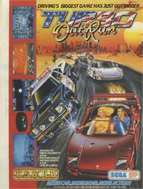 Advert for Turbo Out Run on the Sinclair ZX Spectrum.