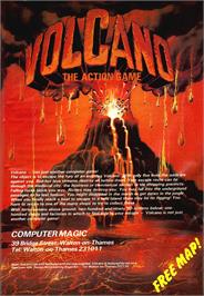 Advert for Volcano - The Action Game on the Sinclair ZX Spectrum.