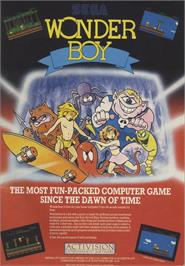 Advert for Wonder Boy on the Coleco Vision.