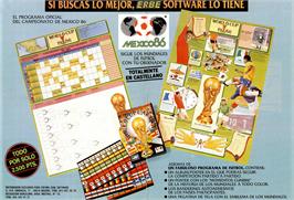 Advert for World Cup Carnival on the Sinclair ZX Spectrum.