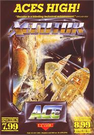 Advert for Xecutor on the Sinclair ZX Spectrum.