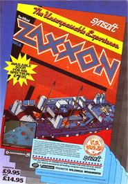 Advert for Zaxxon on the Tandy TRS-80 CoCo.
