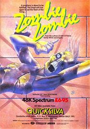 Advert for Zombie Zombie on the Sinclair ZX Spectrum.