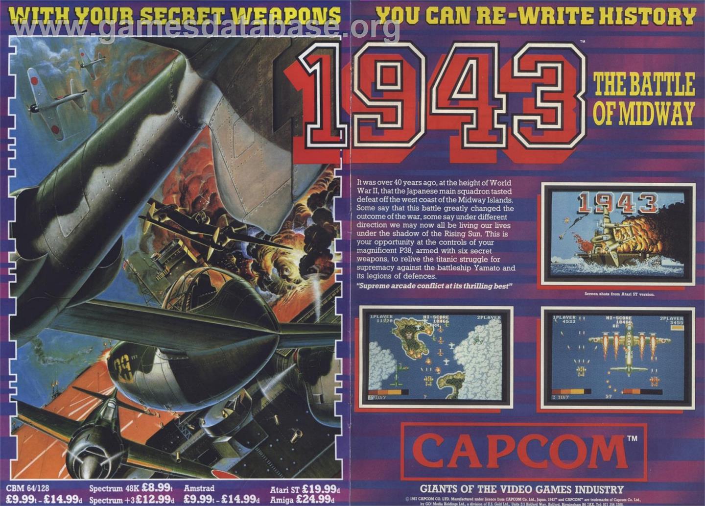 1943: The Battle of Midway - Sinclair ZX Spectrum - Artwork - Advert