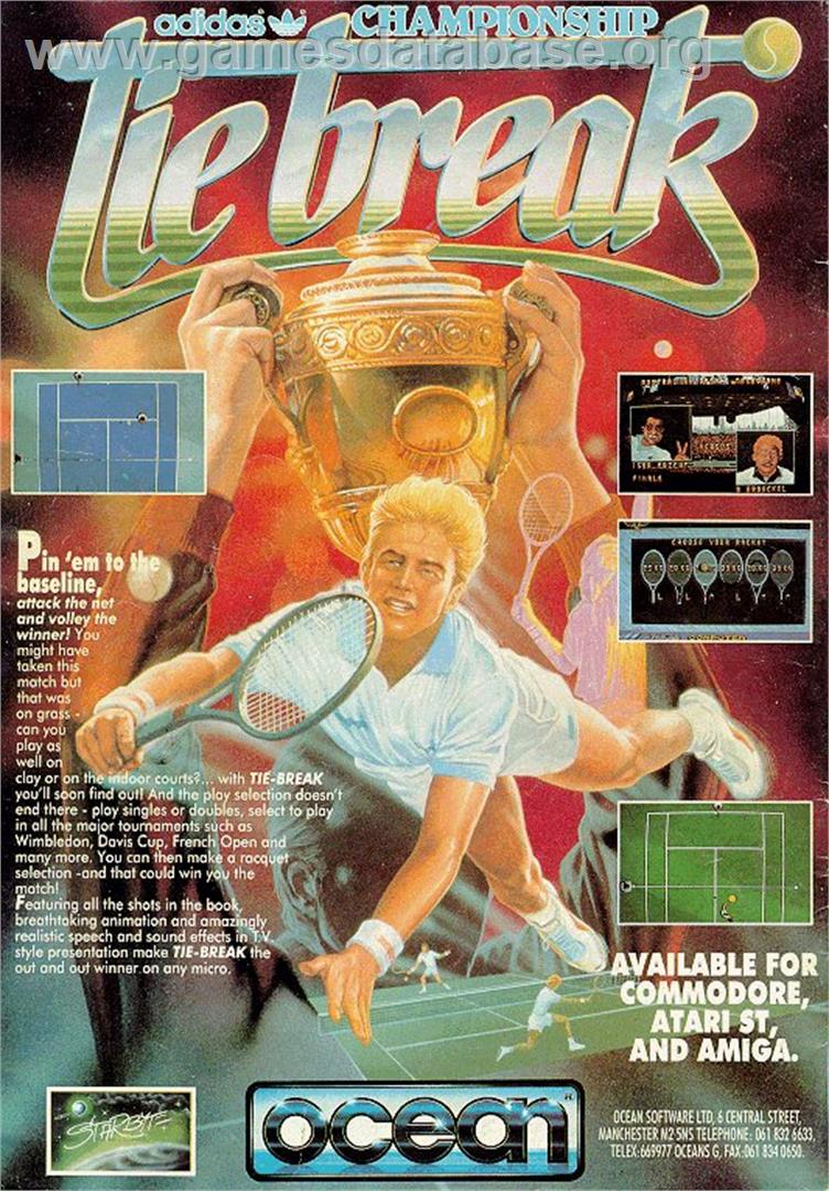 Adidas Championship Tie-Break - Amstrad CPC - Artwork - Advert