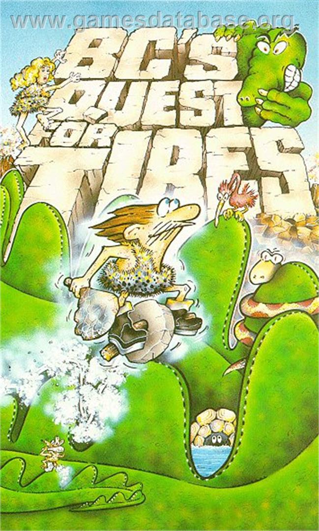 BC's Quest for Tires - Coleco Vision - Artwork - Advert