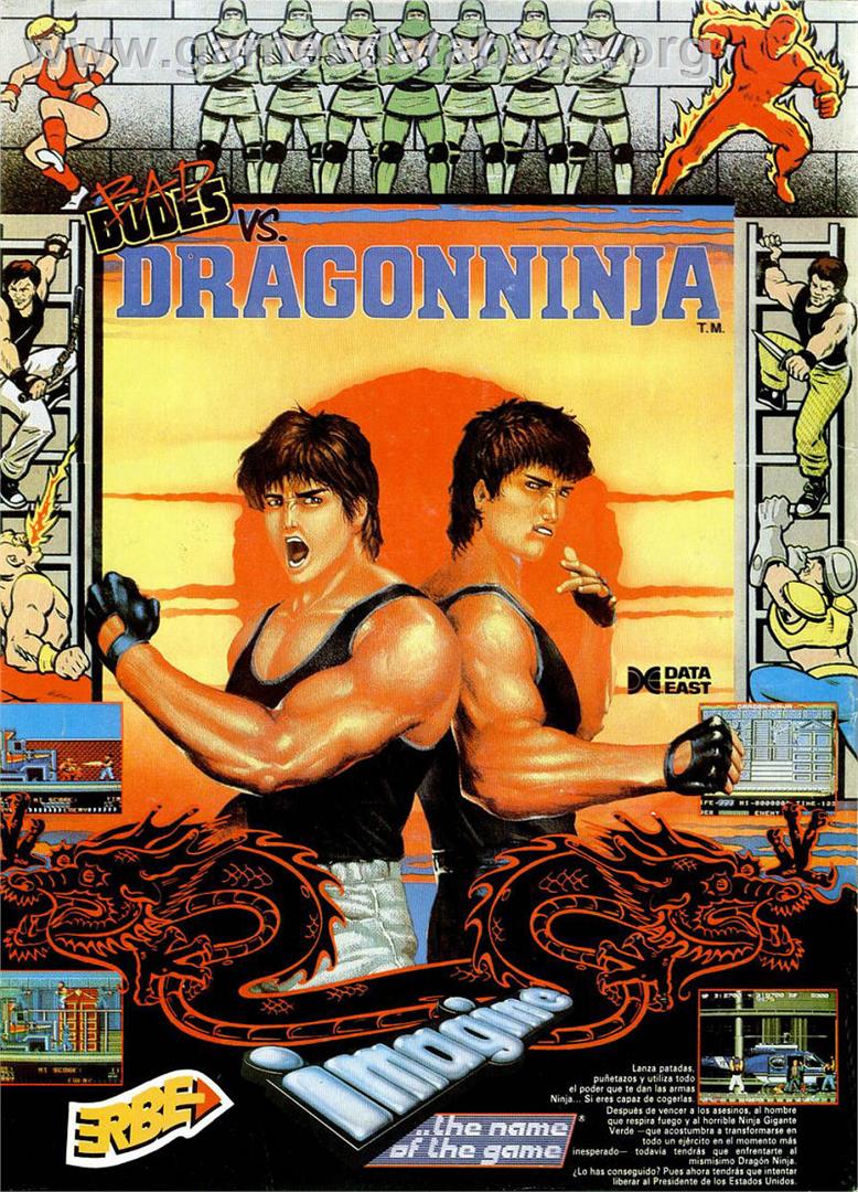 Bad Dudes vs. Dragon Ninja - Nintendo NES - Artwork - Advert