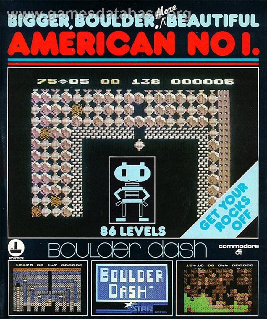 Boulder Dash - Atari 2600 - Artwork - Advert