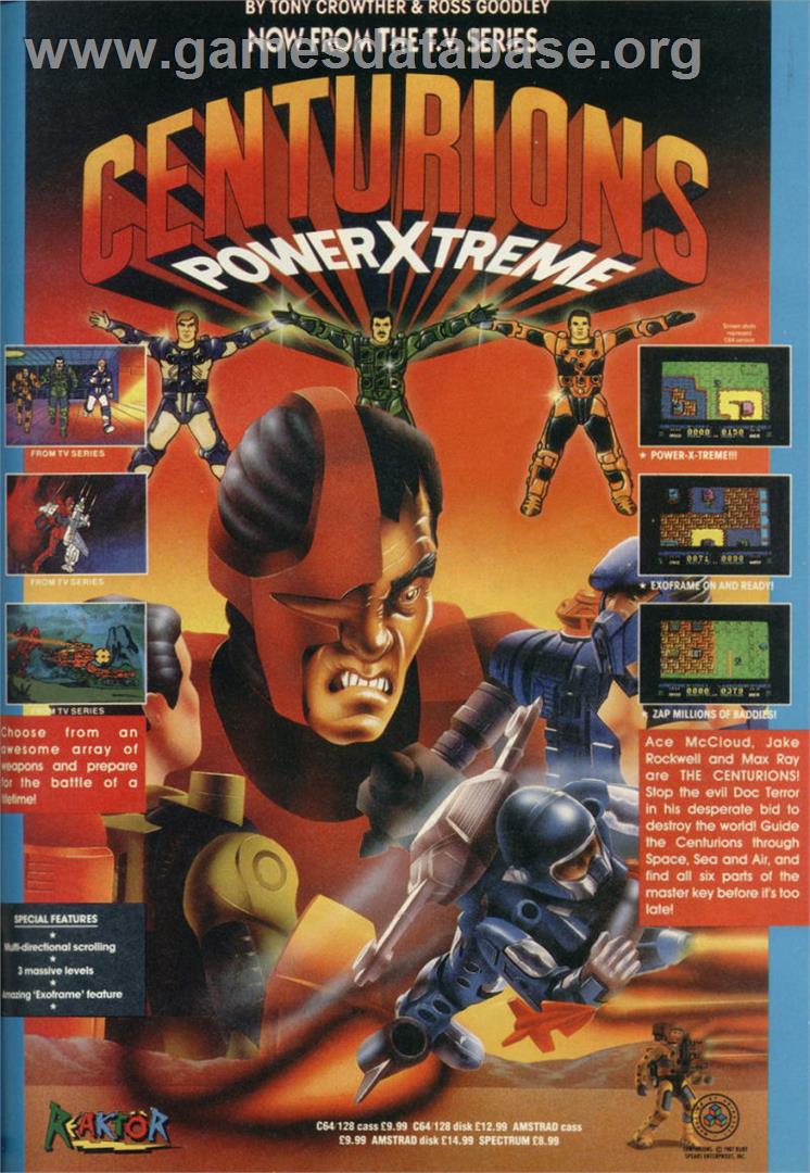 Centurions - Amstrad CPC - Artwork - Advert