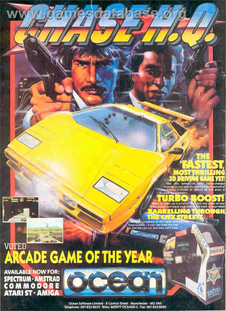 Chase H.Q. - Sinclair ZX Spectrum - Artwork - Advert