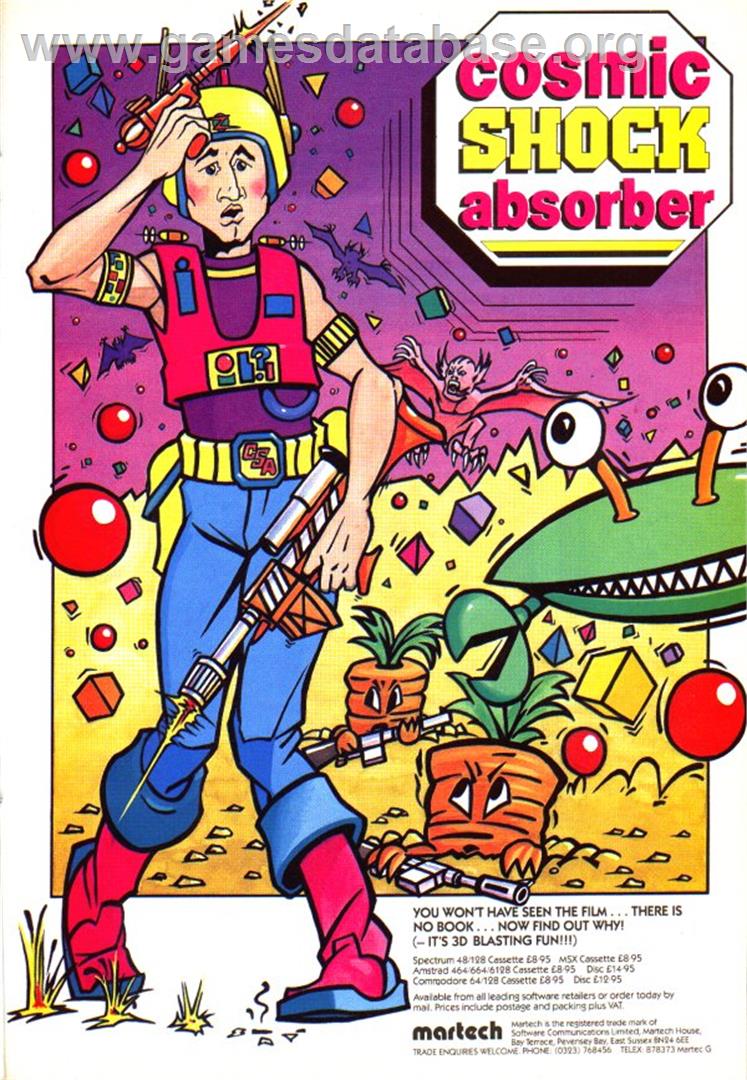 Cosmic Shock Absorber - MSX - Artwork - Advert