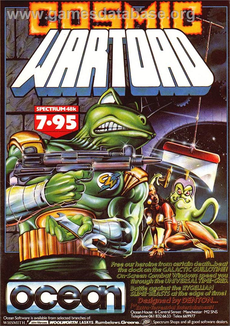 Cosmic Wartoad - Sinclair ZX Spectrum - Artwork - Advert