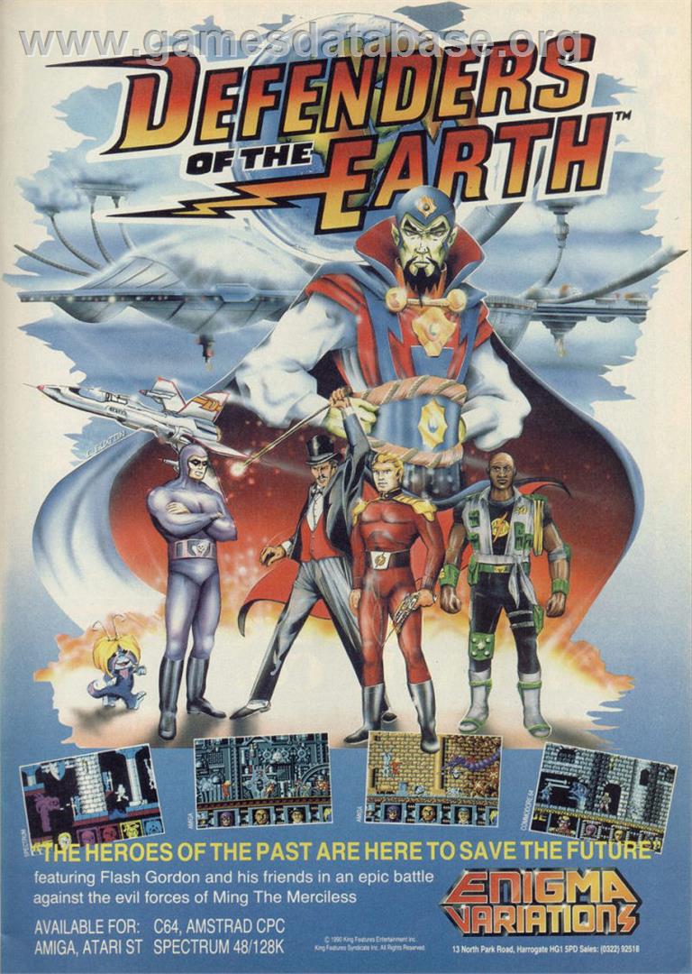 Defenders of the Earth - Sinclair ZX Spectrum - Artwork - Advert