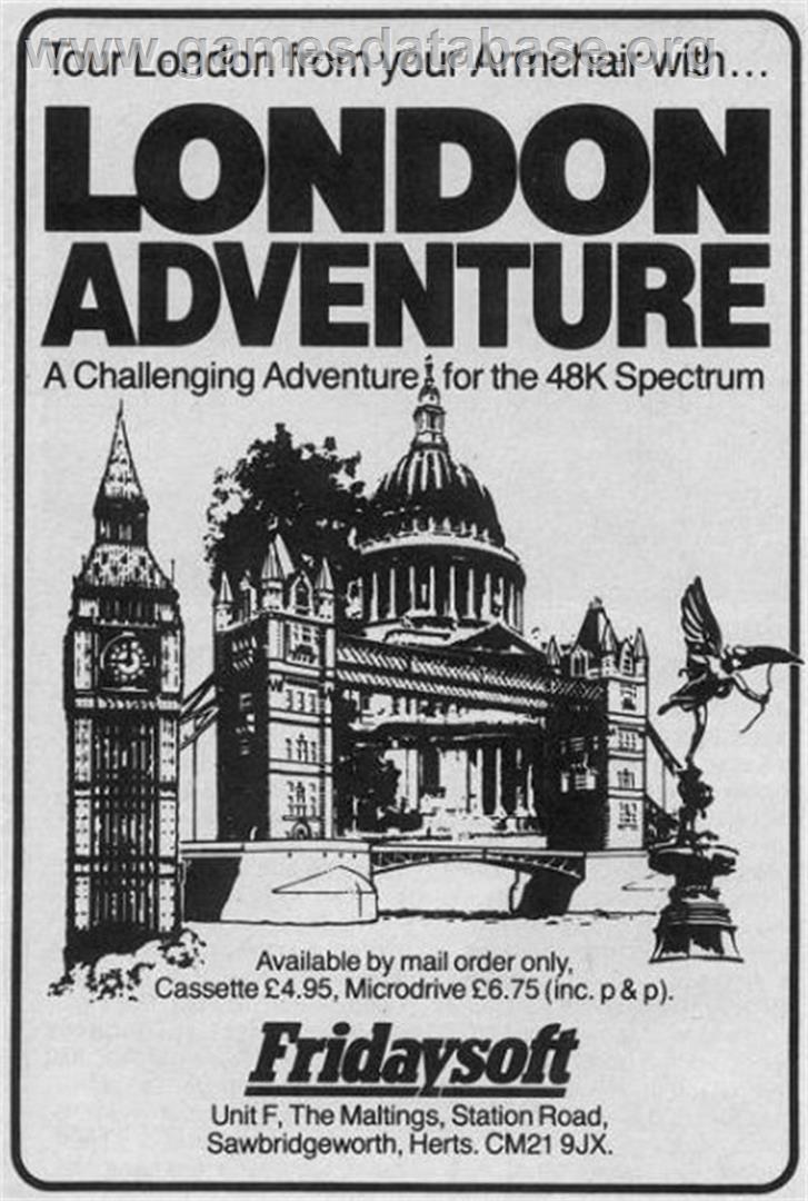 Dungeon Adventure - Sinclair ZX Spectrum - Artwork - Advert