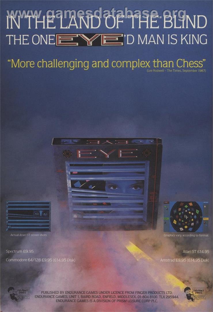 Eye - MSX - Artwork - Advert