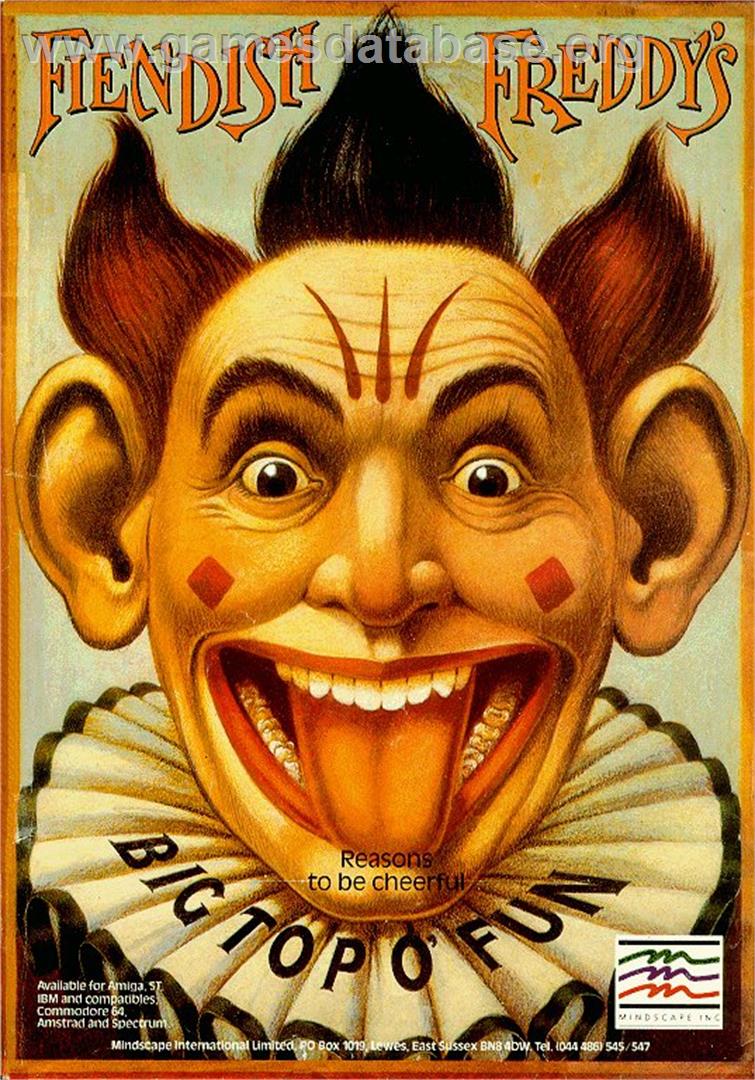Fiendish Freddy's Big Top O' Fun - Sinclair ZX Spectrum - Artwork - Advert