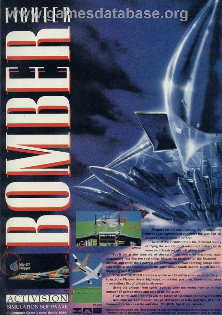 Fighter Bomber - Sinclair ZX Spectrum - Artwork - Advert